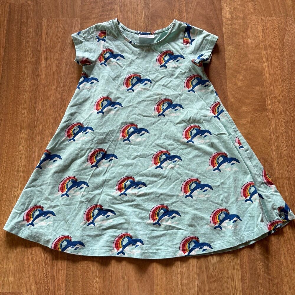 Hanna Andersson Rainbow Dolphin dress